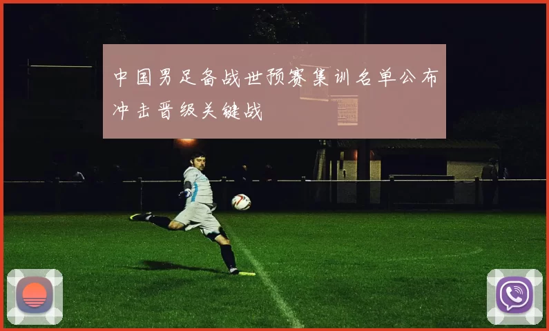 中国男足备战世预赛集训名单公布冲击晋级关键战