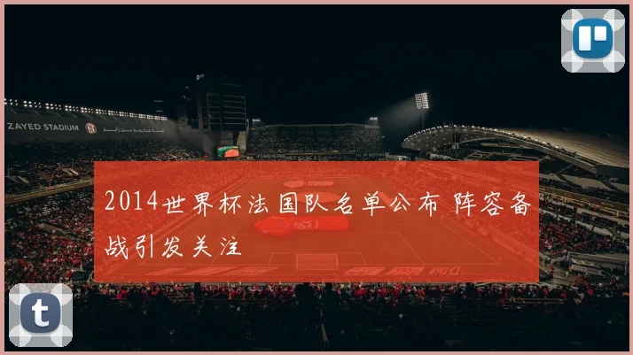 2014世界杯法国队名单公布 阵容备战引发关注