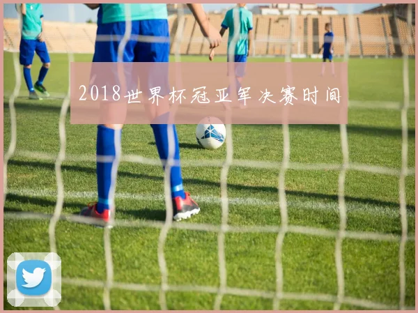 2018世界杯冠亚军决赛时间